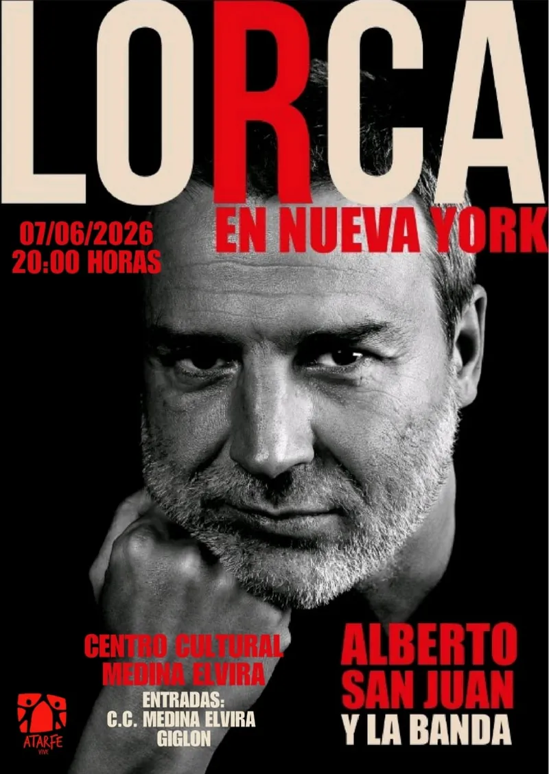 Alberto San Juan lleva 'Lorca en Nueva York' al Centro Cultural Medina Elvira de Atarfe