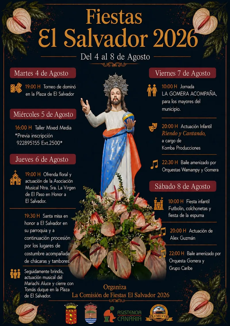 Alajeró se prepara para las fiestas en honor a El Salvador del 4 al 8 de agosto
