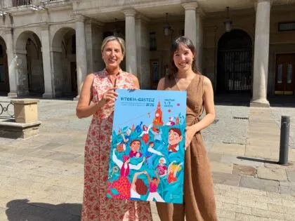 Anne Baskaran gana el concurso del cartel de Fiestas de Vitoria-Gasteiz 2026