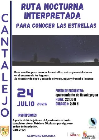 Cantalejo invita a descubrir las estrellas en una ruta nocturna gratuita