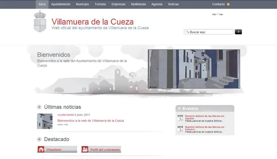 Villamuera de la Cueza estrena portal municipal para informar a sus vecinos