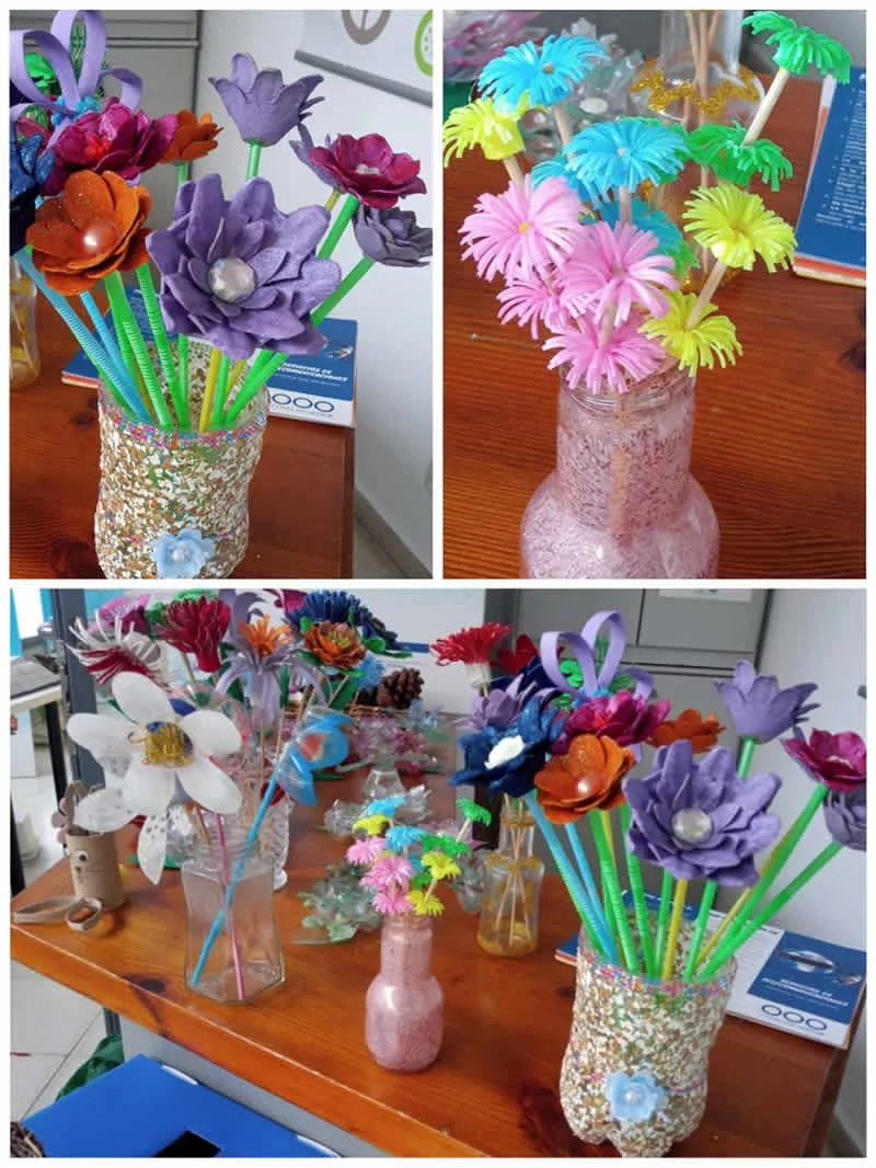 CFC de Blimea impulsa la primavera sostenible con talleres de reciclaje creativo