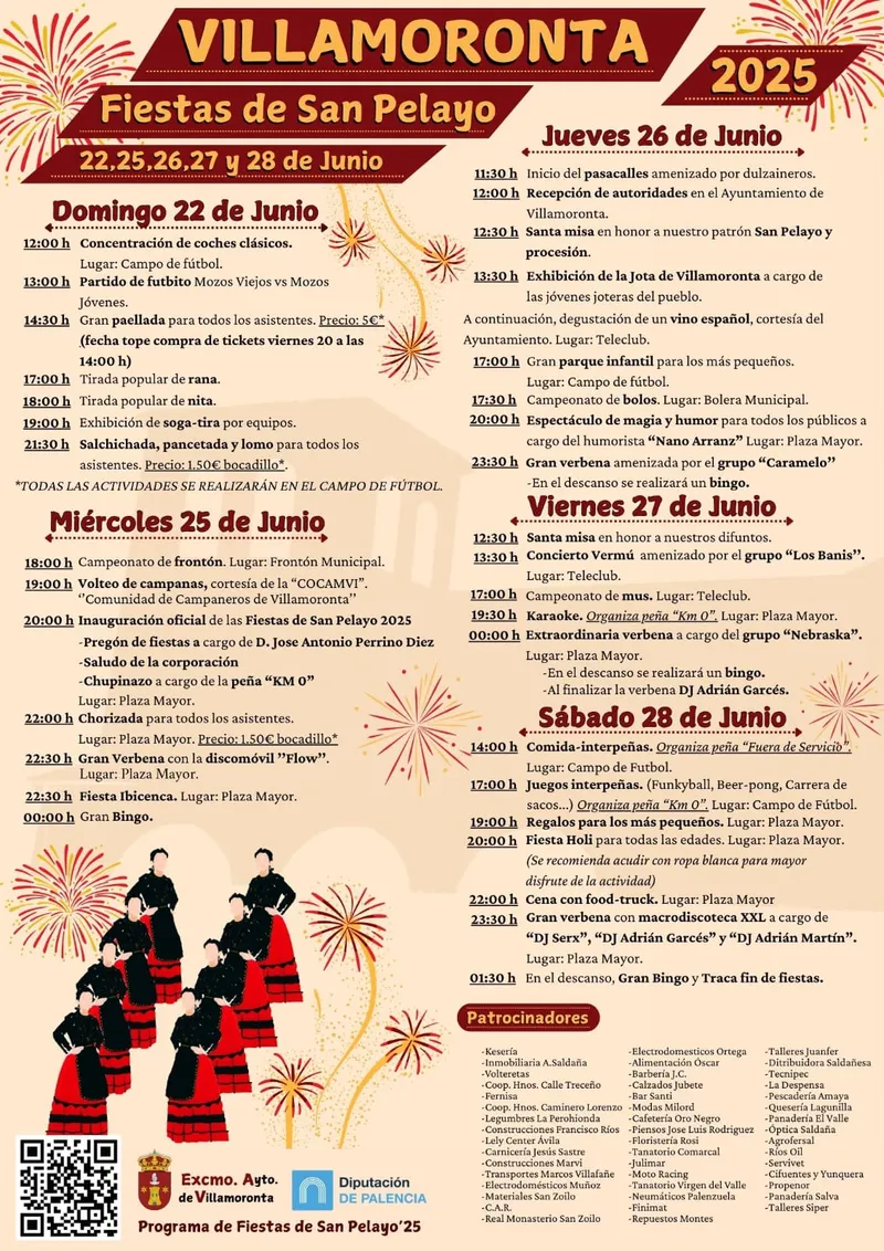 Villamoronta anuncia sus fiestas de San Pelayo 2025 con un programa de actividades