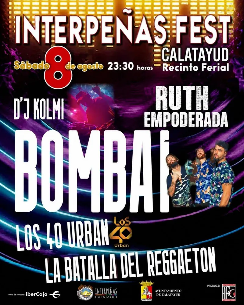 Bomba Estéreo y Bombai protagonizan el Interpeñas Fest 2026 en Calatayud