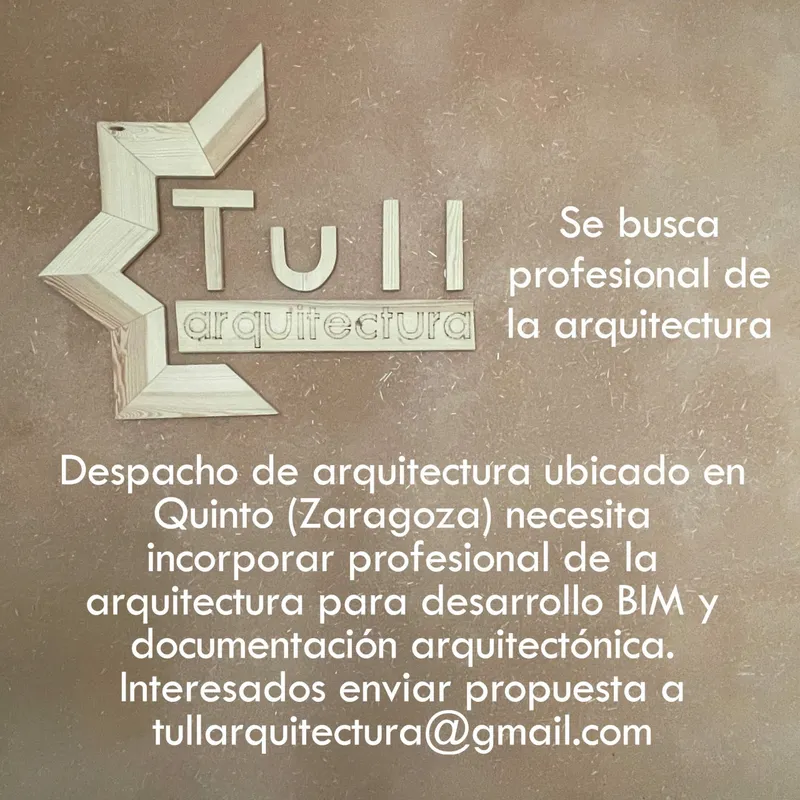 Oportunidad laboral en Quinto: se busca arquitecto/a para estudio local