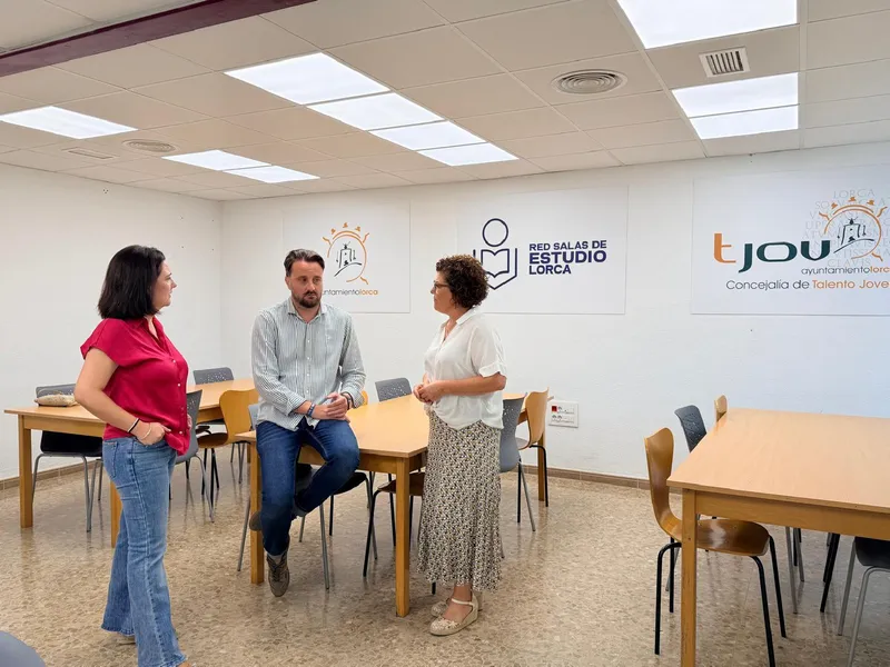 Lorca inaugura la Sala de Estudio Juan Antonio Ruiz Mula en La Hoya