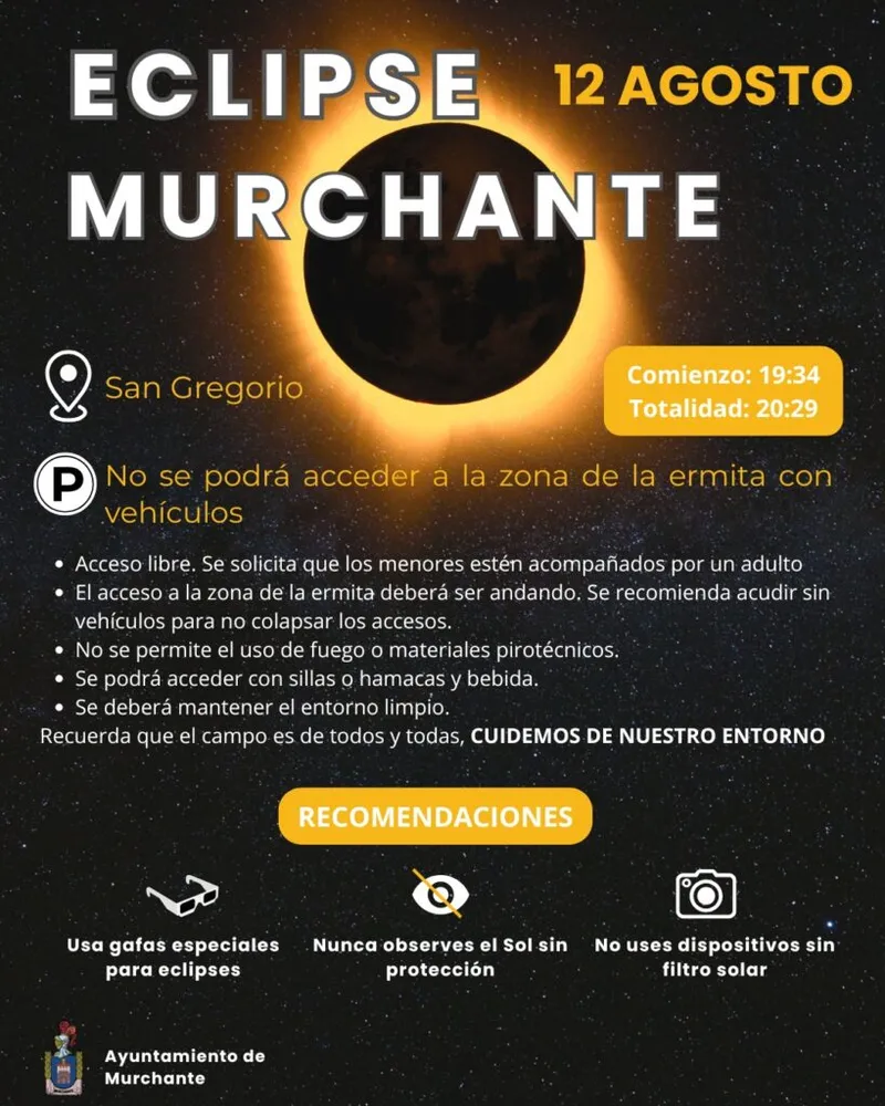 Murchante se prepara para el gran eclipse solar de 2026