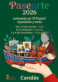 Carreño celebra la feria de artesanía 'Pasearte' en julio, agosto y septiembre de 2026