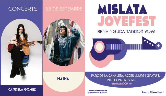 Mislata celebra el Mislata JoveFest con entrada gratuita en el Parque de La Canaleta