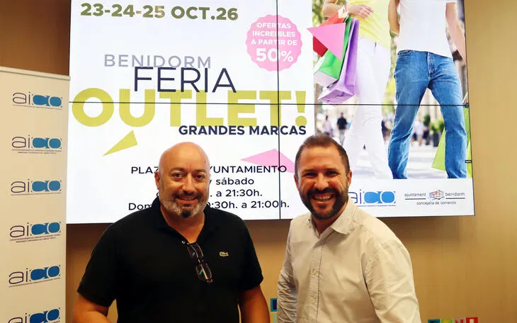 Benidorm se prepara para su Feria Outlet con 20 comercios y descuentos superiores al 50%