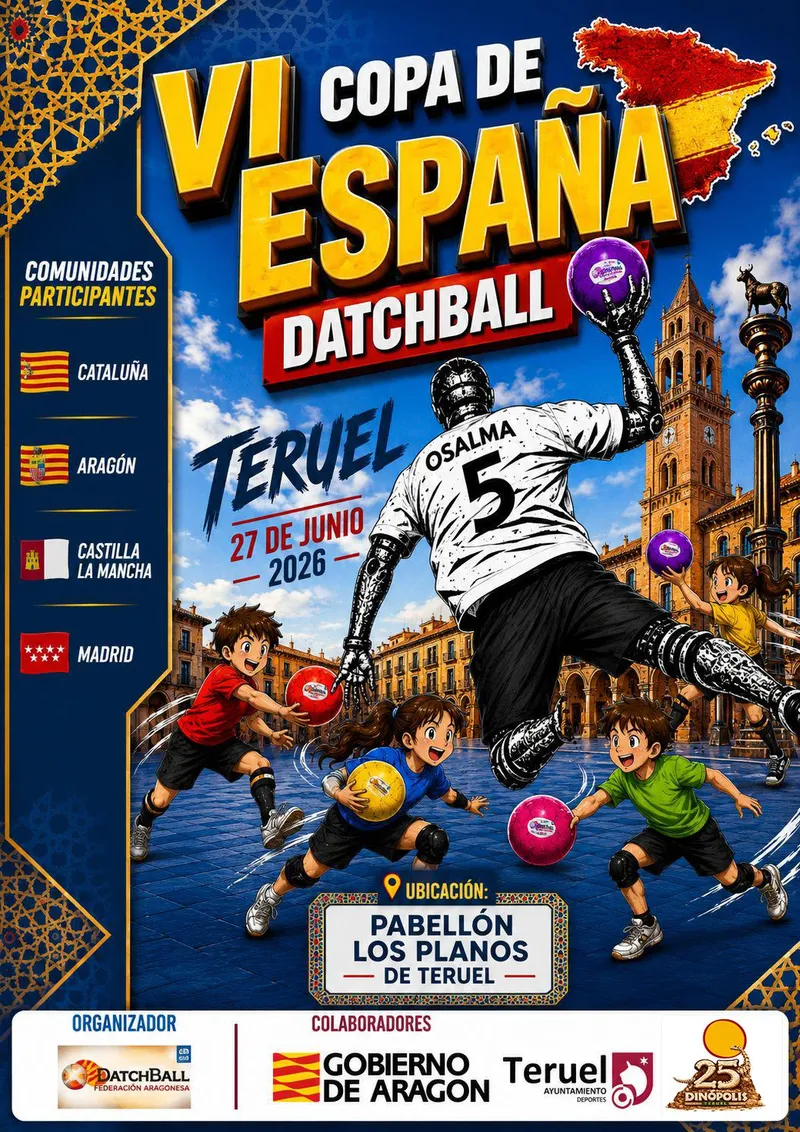 Teruel acoge la VI Copa de España de Datchball con entrada gratuita