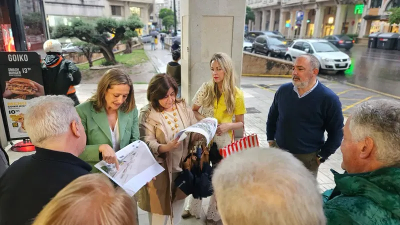 La Diputación de Pontevedra destina 1,7 millones a la humanización de la calle Rosalía de Castro en Vigo