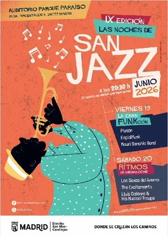 Madrid celebra la IX edición de 'Las Noches de San Jazz' en junio