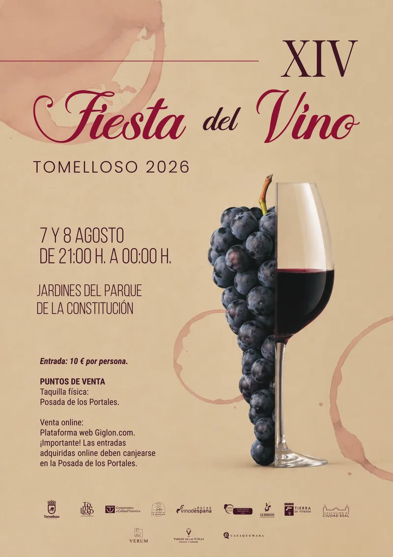 Tomelloso celebra su XIV Fiesta del Vino con un fuerte apoyo municipal