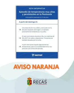 Alerta naranja por calor extremo y amarilla por tormentas en Toledo este fin de semana