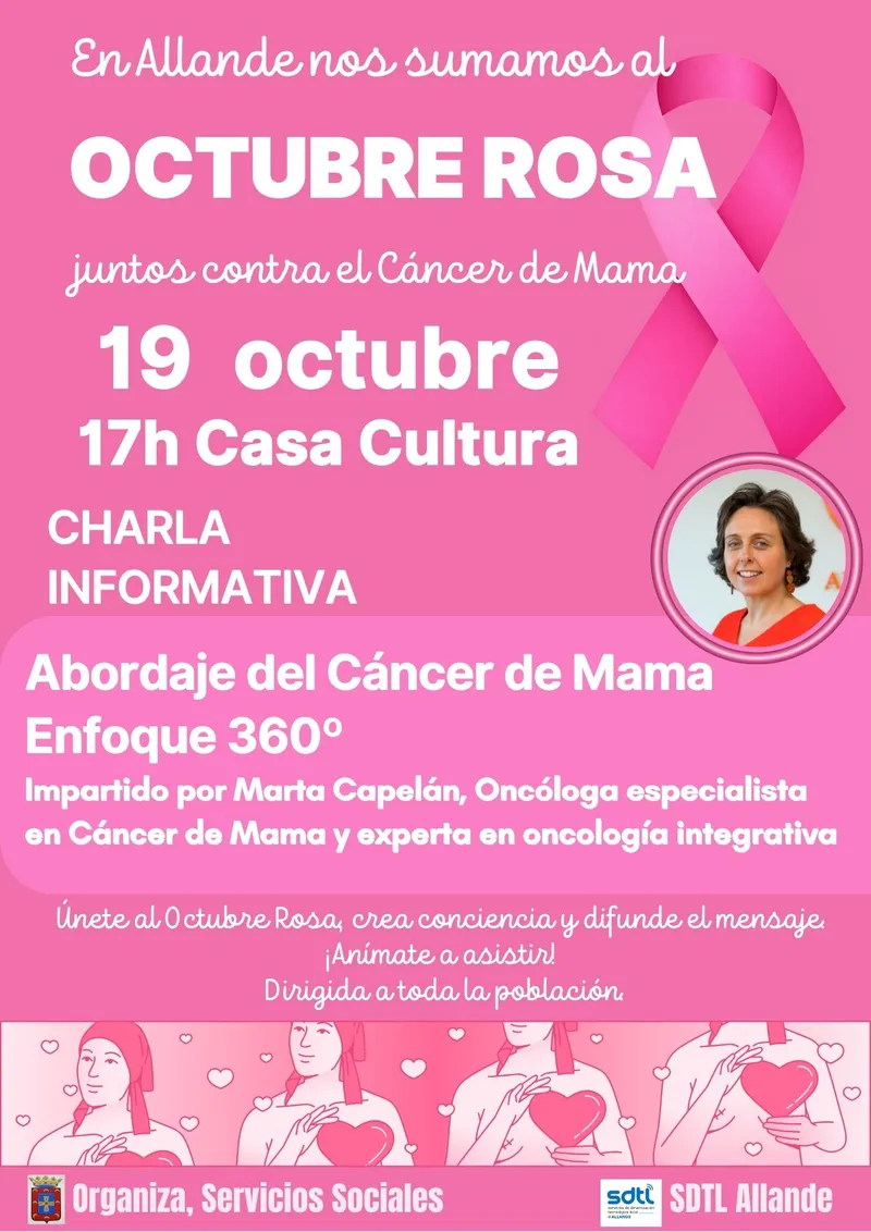 Allande organiza una charla informativa sobre el cáncer de mama