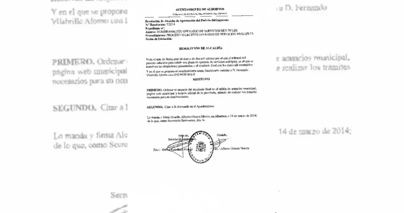 Fernando Vilabrille Alonso, nuevo Operario de Servicios Múltiples en Albornos