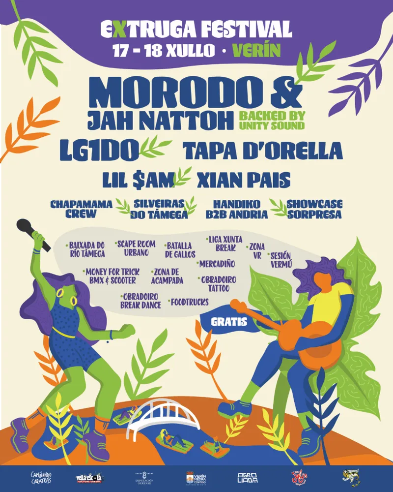 Verín se llena de cultura urbana con la octava edición del Extruga festival