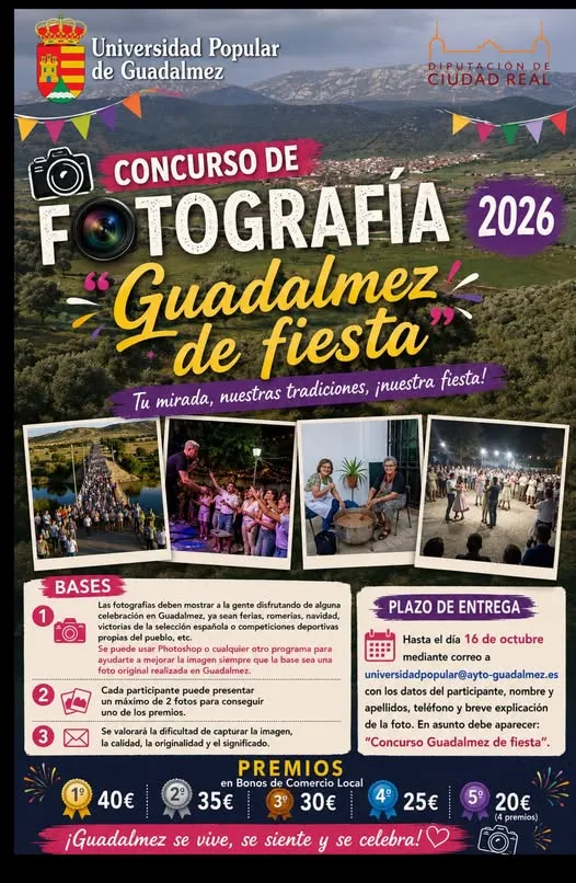 Guadamez lanza un concurso de fotografía sobre celebraciones locales
