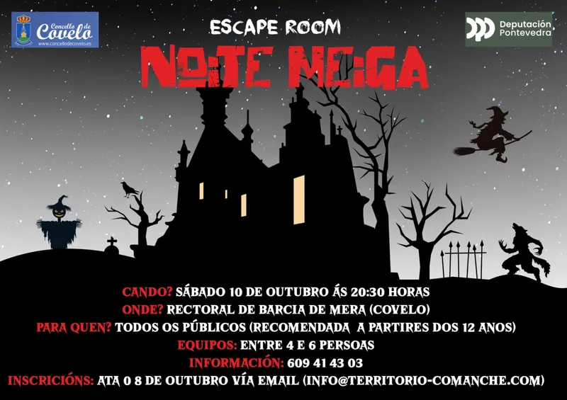 Covelo organiza una 'Escape Room' temática sobre leyendas gallegas