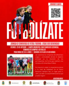 Reinosa acoge una jornada gratuita de fútbol femenino para niñas en edad escolar