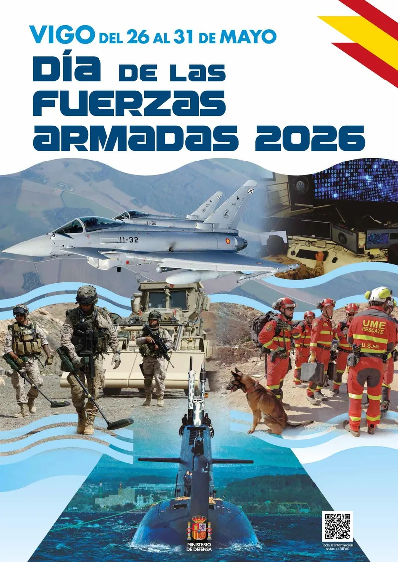 Vigo acoge una exhibición de capacidades militares y de seguridad el 27 de mayo