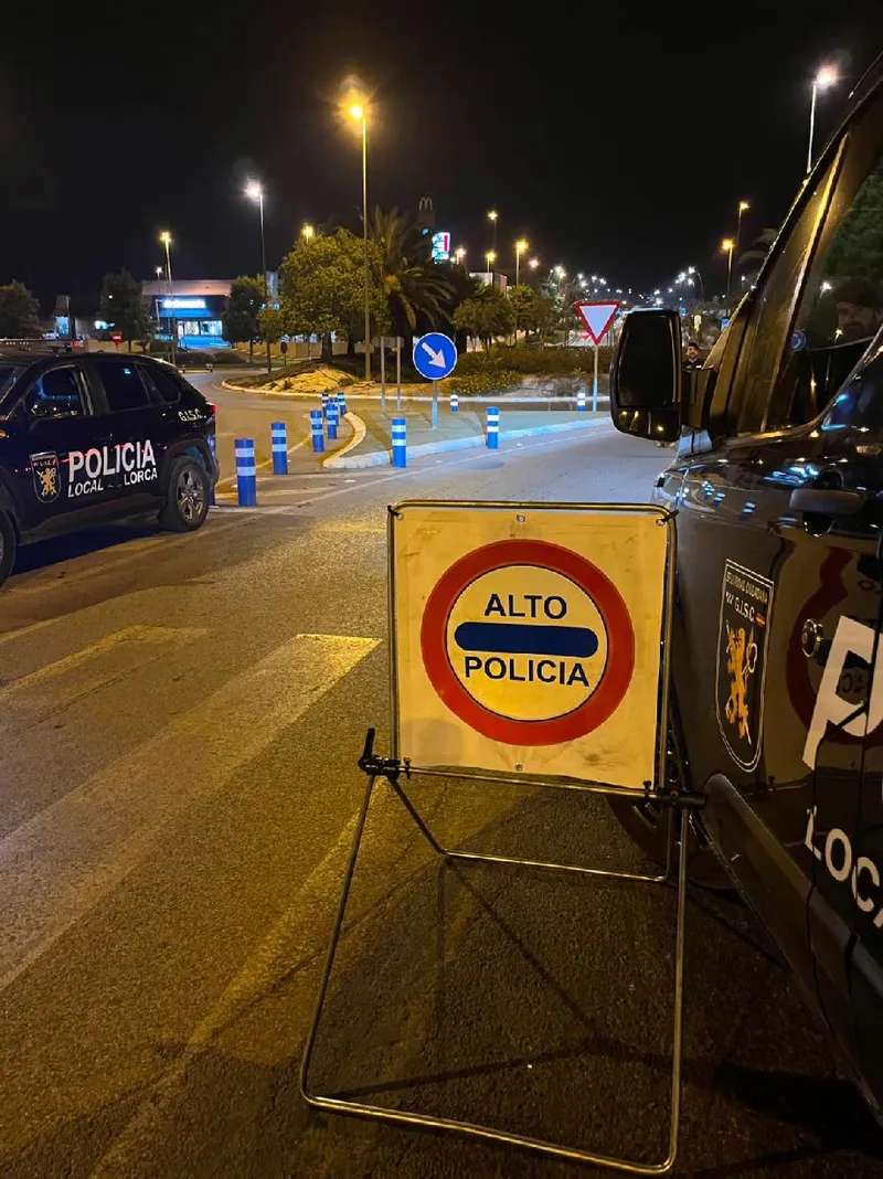 La Policía Local de Lorca intensifica controles y detiene a seis personas en una semana