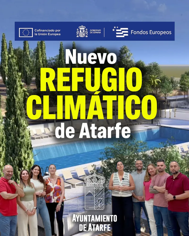 Atarfe crea un Refugio Climático con fondos europeos para combatir el calor estival