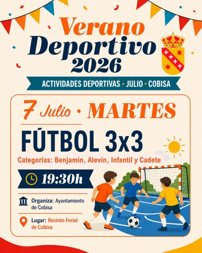 Cobisa organiza un torneo de fútbol 3x3 para fomentar la actividad deportiva