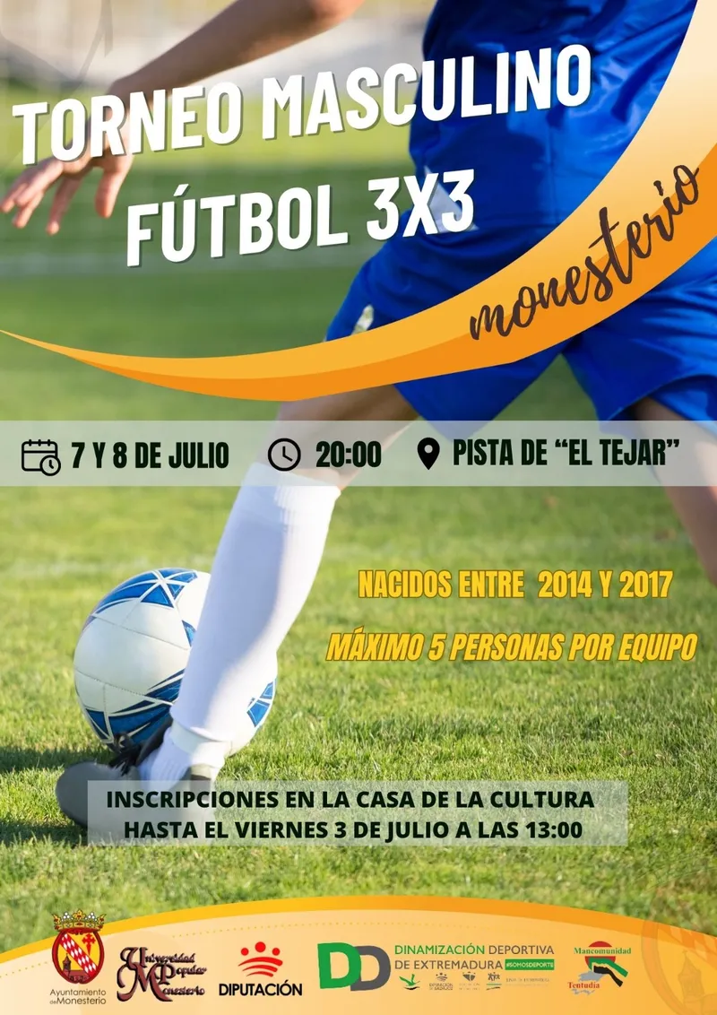 Monesterio celebra un torneo de fútbol 3x3 en julio