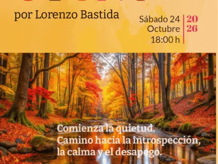 Lorenzo Bastida imparte la conferencia "Otoño" en Alpedrete