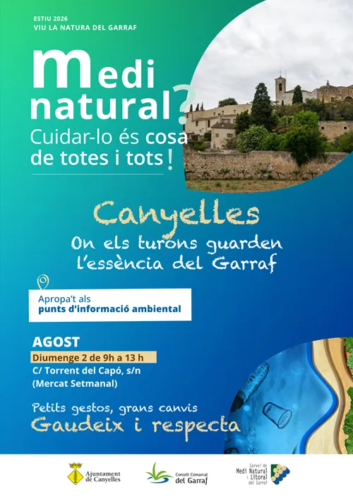 La campaña 'Viu la Natura al Garraf' llega a Canyelles el 2 de agosto