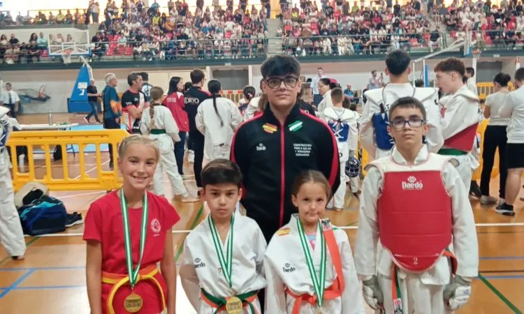 El Club Taekwondo Sierra Sur compite en el Campeonato de Andalucía de Deporte Base en Lucena