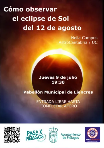 Neila Campos ofrecerá una charla sobre el eclipse total de sol en Liencres