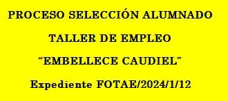 Caudiel convoca a los aspirantes a albañil del taller de empleo 'Embellece Caudiel' a las entrevistas