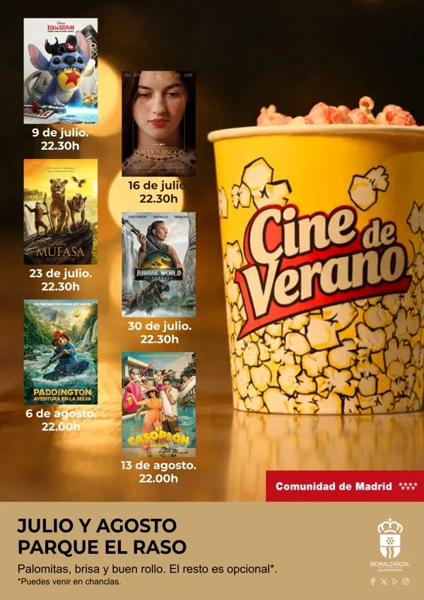 Moralzarzal proyectará 'Lilo & Stitch' este jueves dentro de su ciclo de Cine de Verano