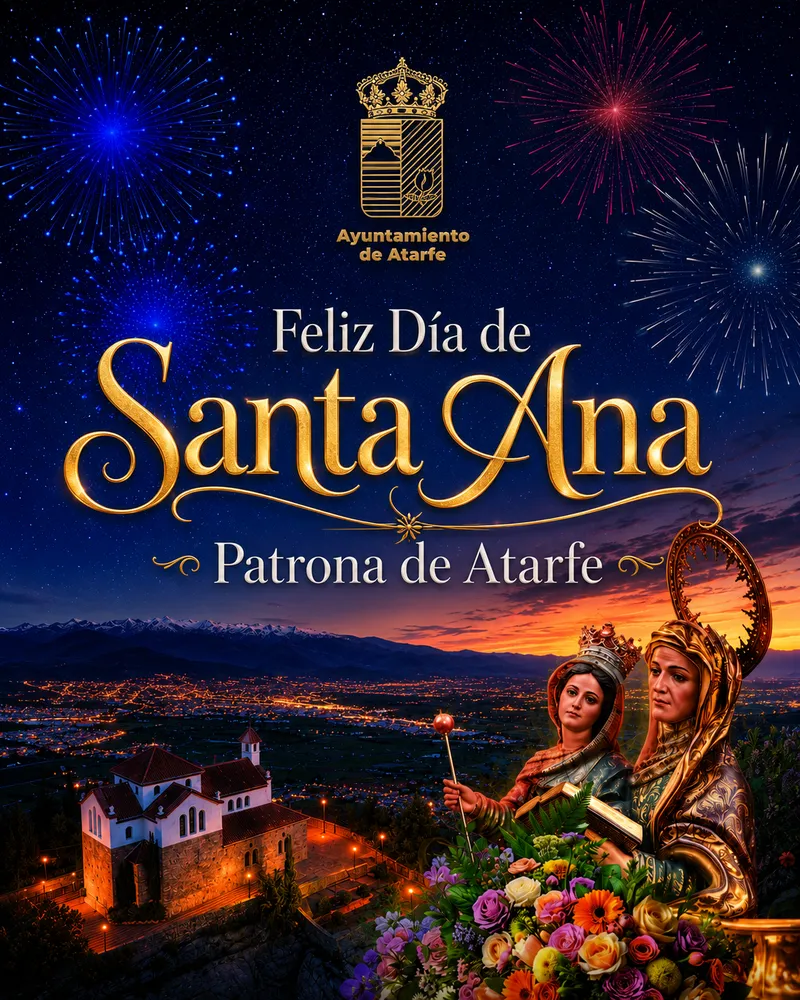 Atarfe celebra el Día de Santa Ana con procesión y fervor popular