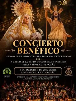 Concierto benéfico de la Banda 'Virgen Morena' en Ocaña