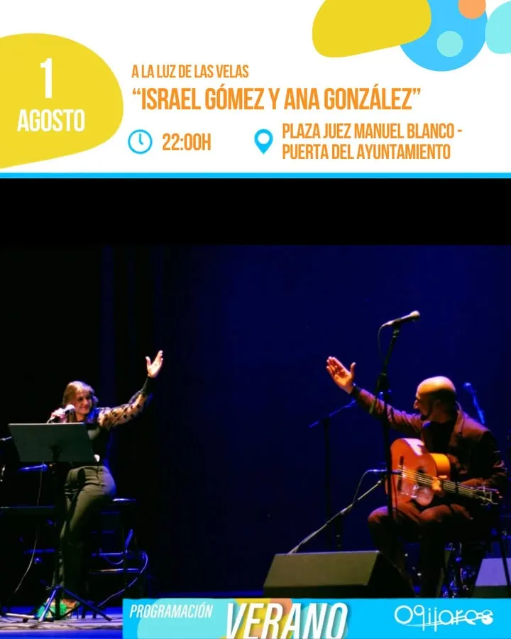 Ogíjares celebra 'A la luz de las velas' con flamenco, bolero y copla el 1 de agosto