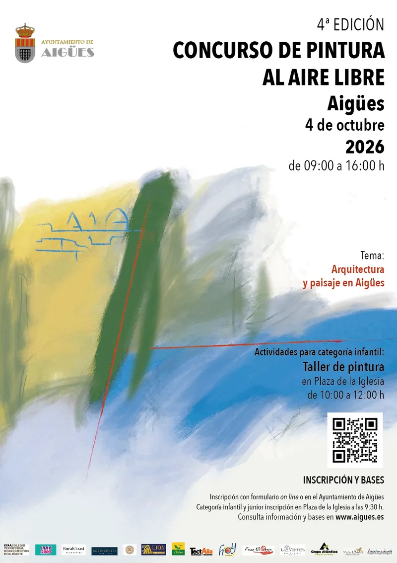 Aigües celebra la 4ª edición del Concurso de Pintura al Aire Libre