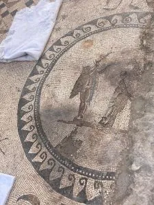 Écija concluye la excavación arqueológica en el futuro Ayuntamiento, hallan cuatro mosaicos romanos