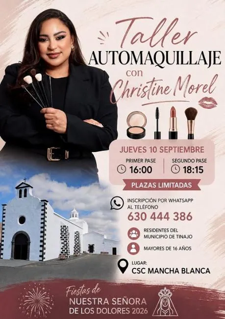 Tinajo organiza un taller de automaquillaje gratuito para residentes