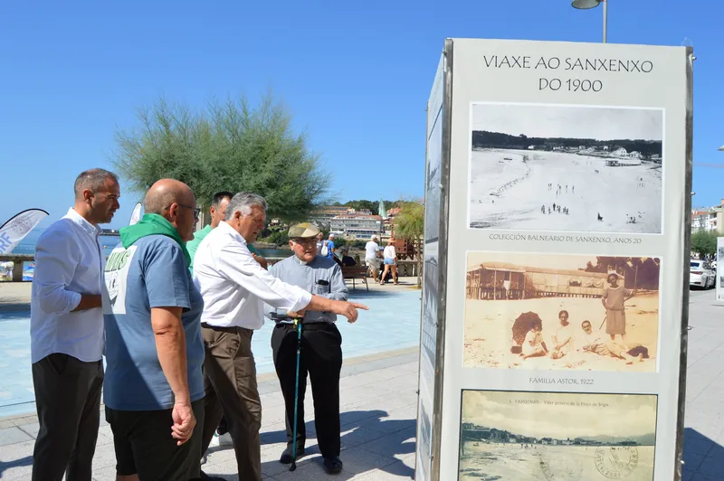 Sanxenxo revive su pasado con una exposición fotográfica urbana del 1900