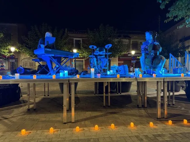Mocejón celebra una noche de música y convivencia con el concierto Candle Music