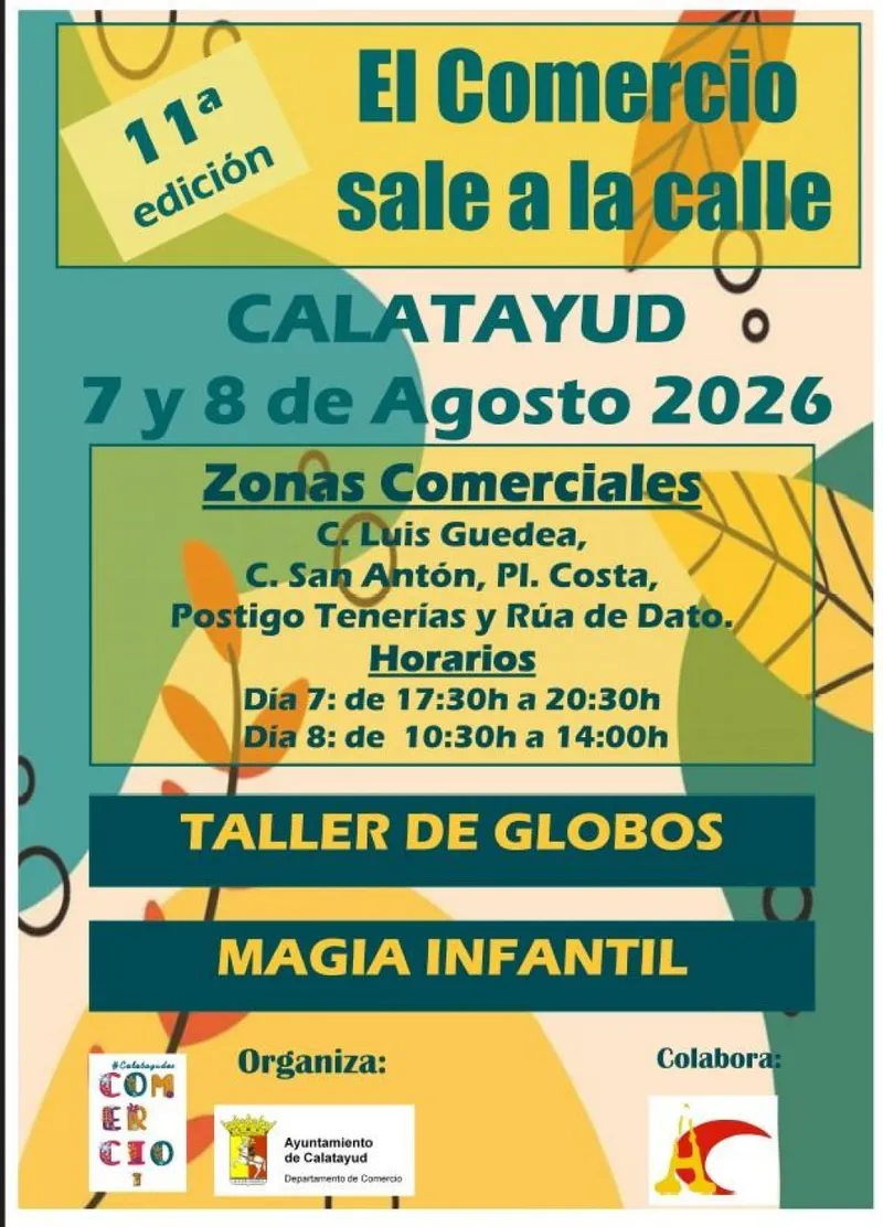 Calatayud celebra 'El Comercio Sale a la Calle' con actividades para toda la familia