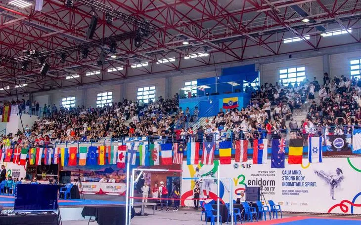 Benidorm acoge la ceremonia de apertura de la Copa del Mundo de Taekwon-Do ITF con miles de asistentes