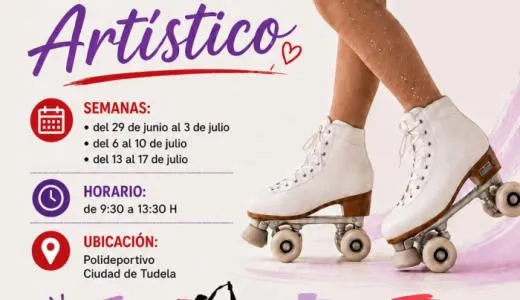 Campus de Verano de Patinaje Artístico en Tudela en Julio de 2026