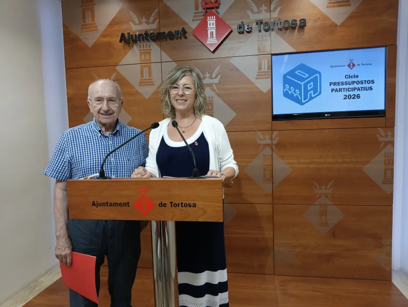 Tortosa abre la votación para decidir el destino de 250.000 euros en inversiones ciudadanas