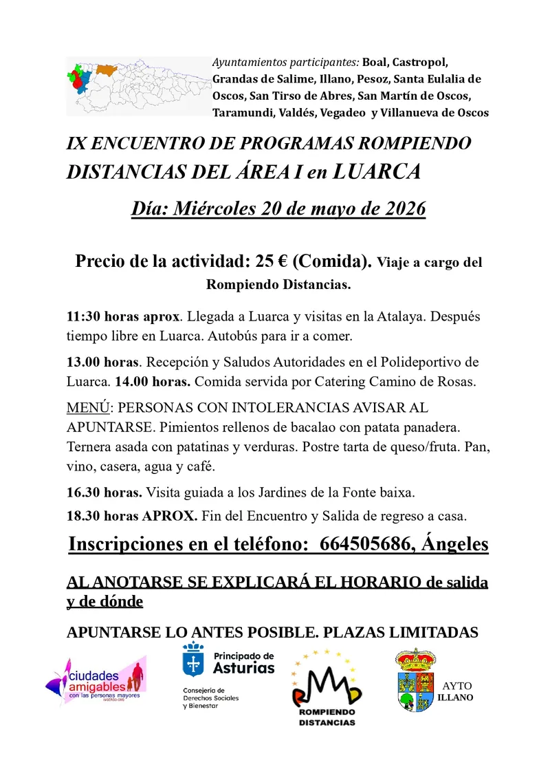 Luarca acoge el IX Encuentro de Programas Rompiendo Distancias del Área I
