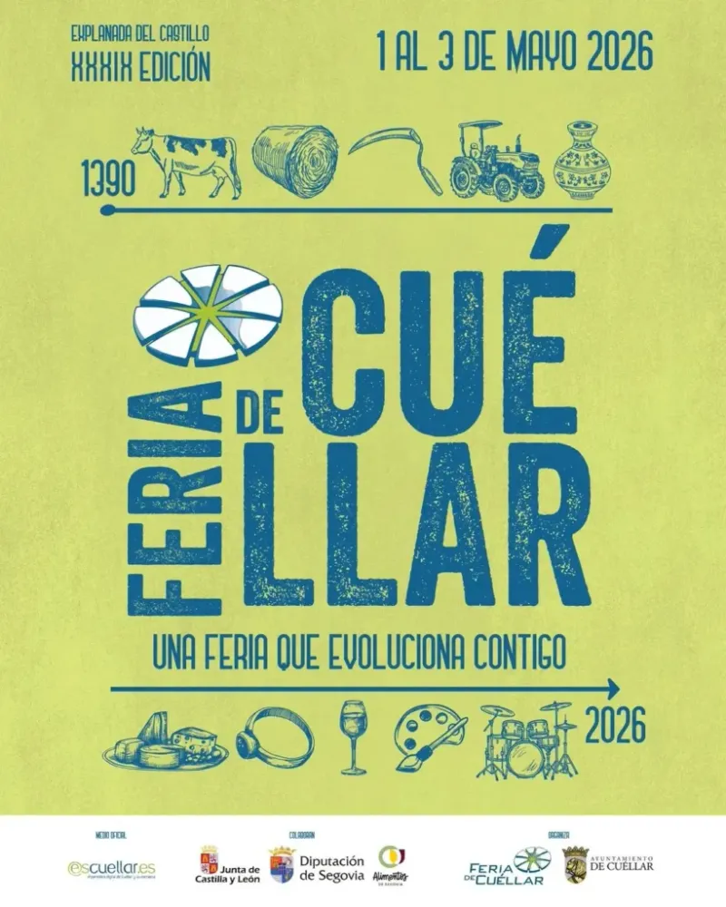 Cuéllar anuncia la XXXIX Feria de Cuéllar 2026 con novedades y actividades para todos